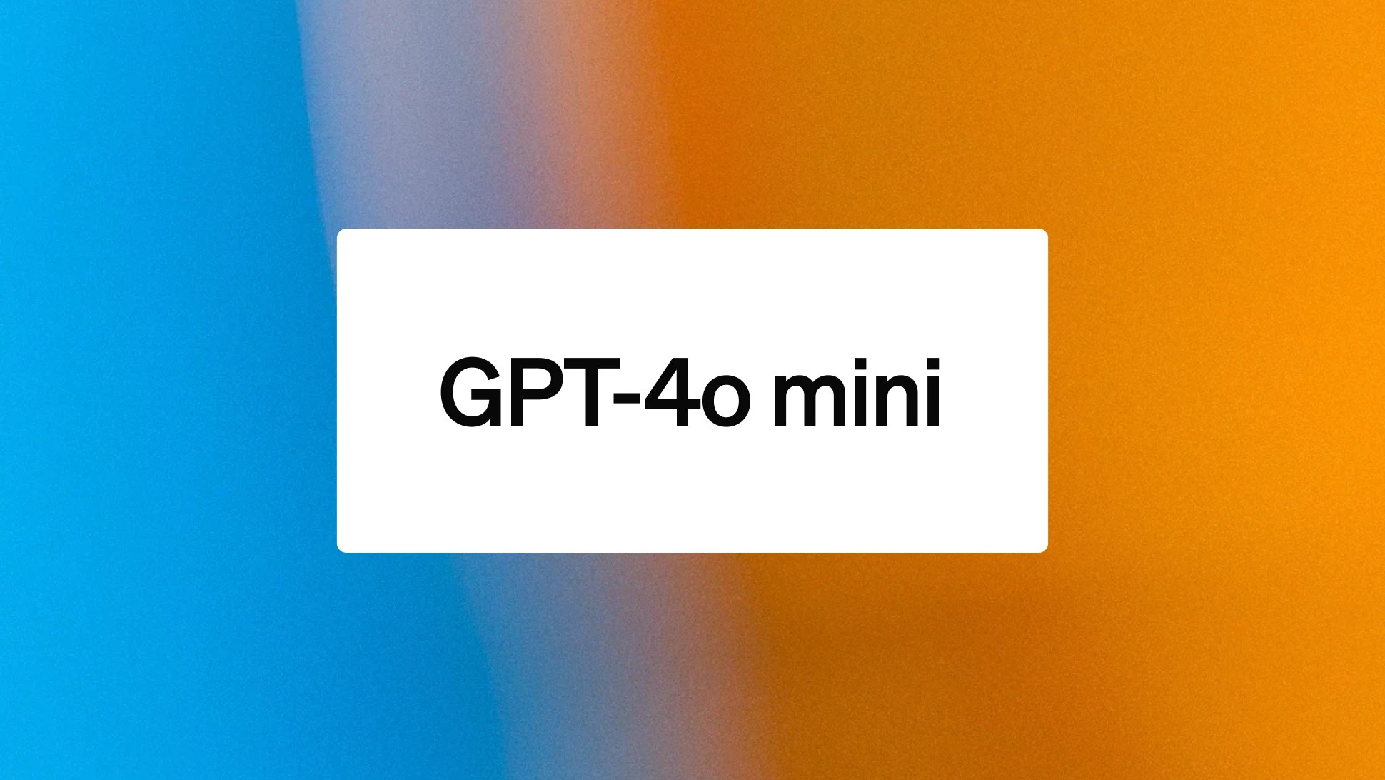 OpenAI Debuts Cheaper AI Model GPT-4o Mini