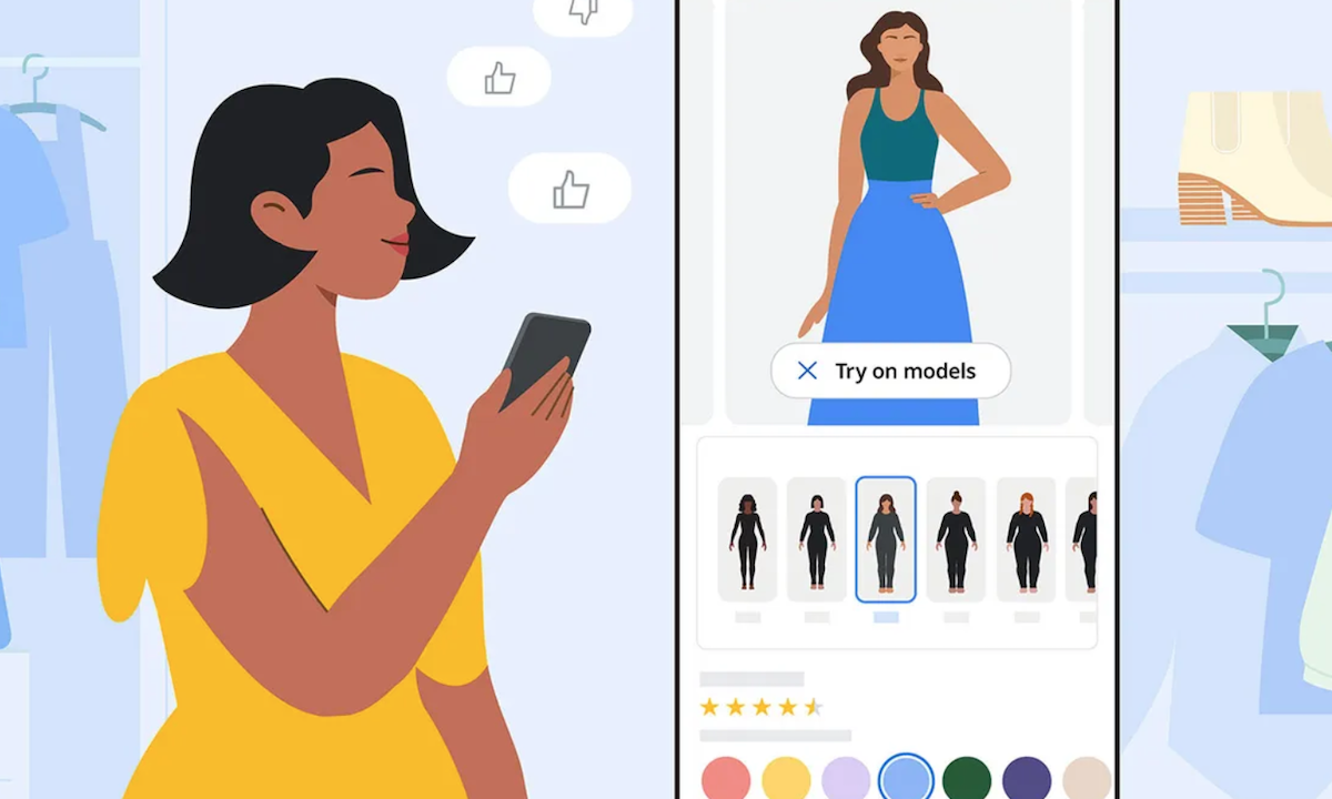 Google Adds Dresses to AI-Powered Virtual Try-On Offering