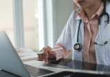 doctor with laptop