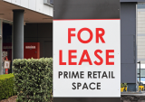 retail space for lease sign