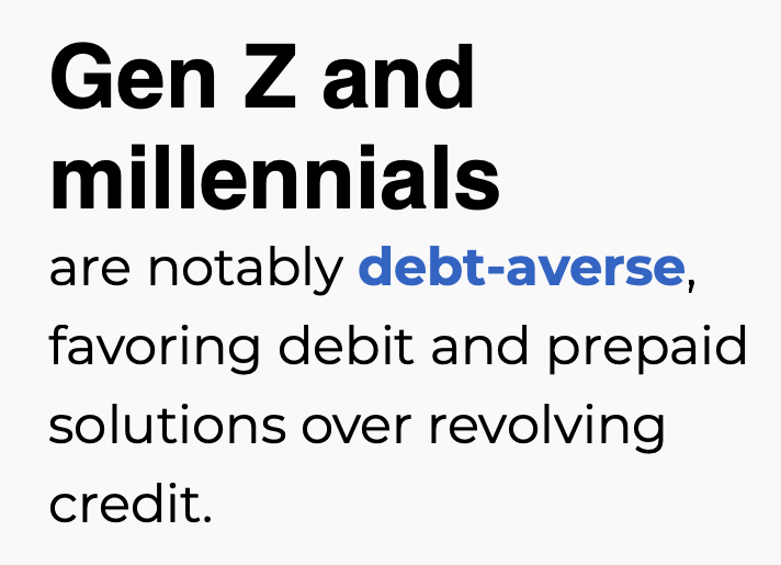 Gen Z debit blurb